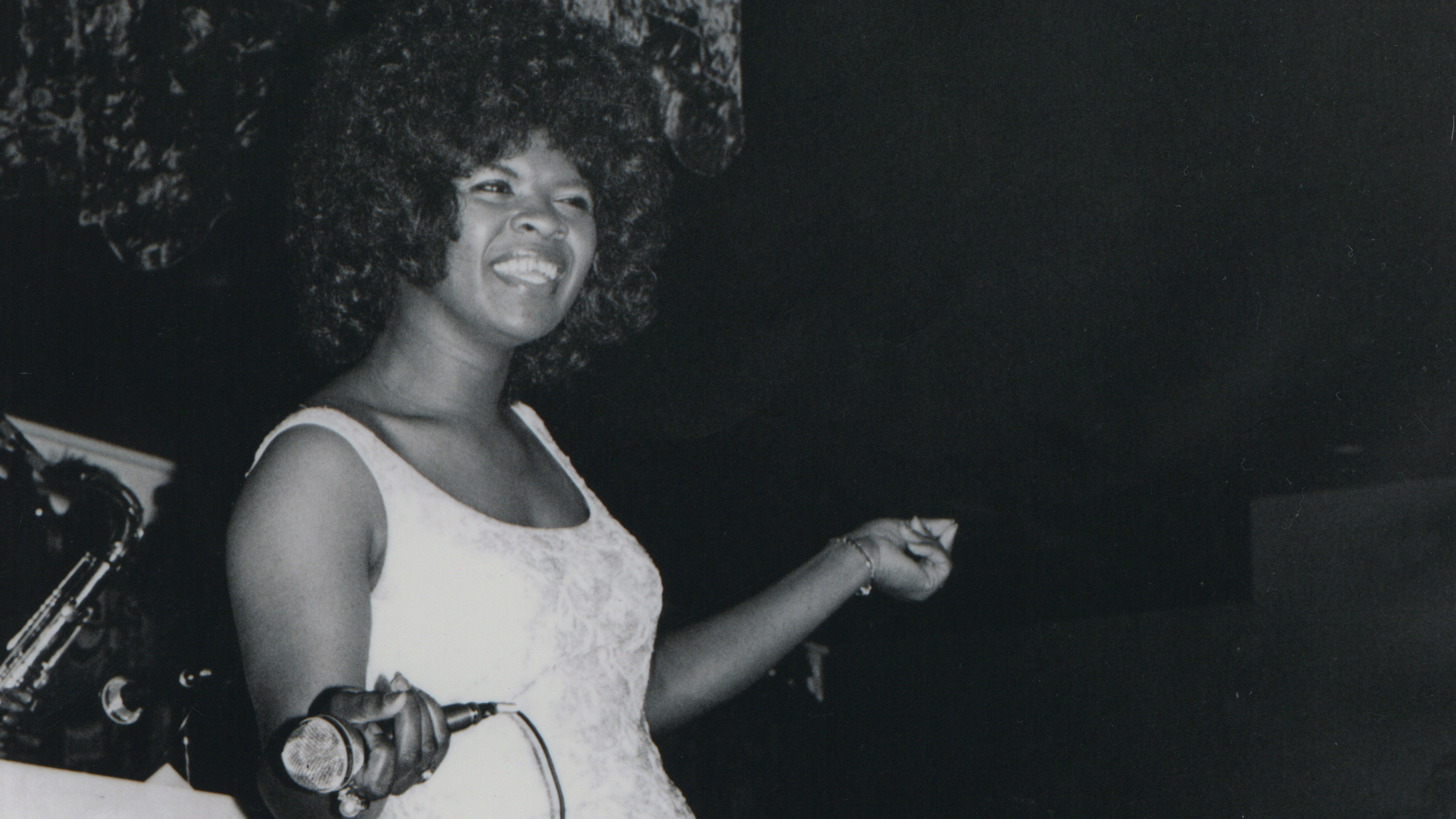 Irma Thomas club performance, circa 1970. Courtesy of Louisiana State Museum.